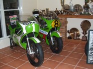 Kork's KR250 and KR500 on show at his home
