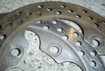 Old and new KR1 rear discs