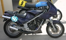 David's KR250 in the paddock at the PCRA One Hour race 2005