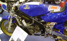 Reverse Cylinder TZ racer at the 2006 Stafford Show